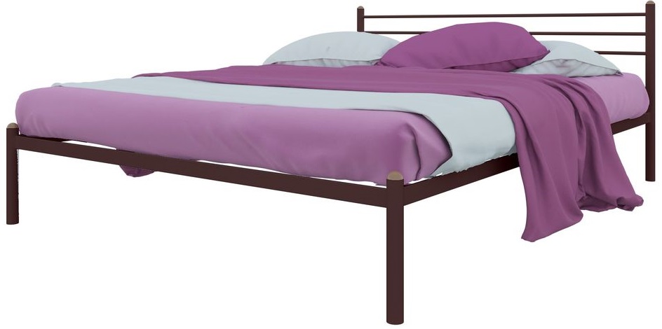 Фото Кровать двуспальная Милана (СМ 160х200) трубка металл от производителя Милсон в Керчи по цене 13 020 ₽