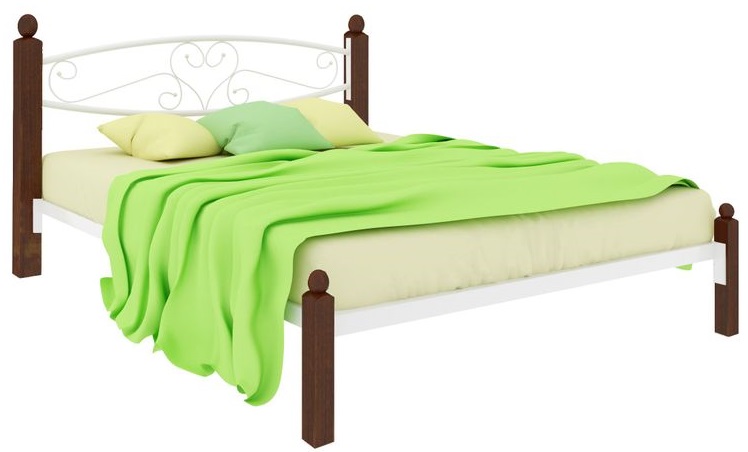 Фото Кровать двуспальная Каролина Lux (СМ 140х190) трубка металл от производителя Милсон в Керчи по цене 18 920 ₽