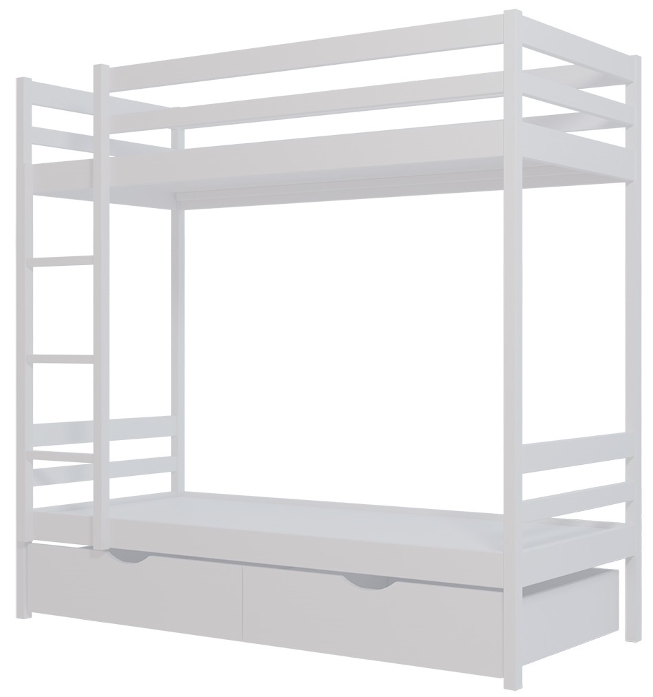 Фото Кровать двухъярусная №1 (СМ 80х190) с основанием от производителя Фант-мебель в Керчи по цене 28&nbsp;620 ₽