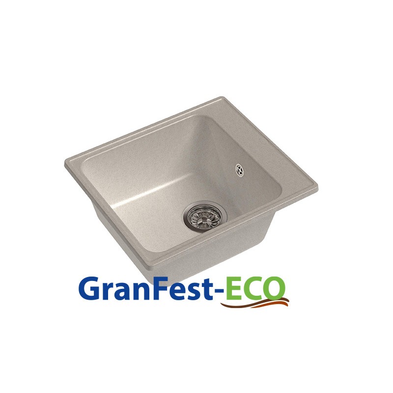 Фото Мойка Granfest eco-17 (ГР 420х480хh200) (шир.ящ.min 400) без сифона от производителя Granfest в Керчи по цене 2 640 ₽