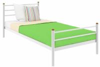 Кровать односпальная Милана Plus (СМ 90х200) трубка металл в интернет магазине Планета Комфорта Фото metallicheskie-krovati кровать односпальная милана plus (см 90х200) трубка металл производитель Милсон