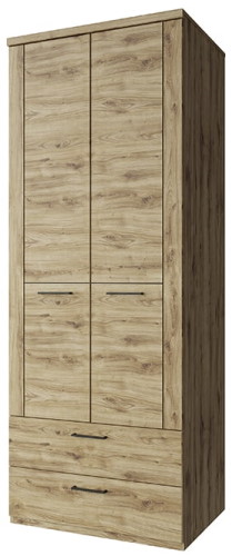 Фото Шкаф 2DG2S Дорсет (Doorset) (80) двухдверный от производителя Анрэкс в Керчи по цене 25 870 ₽
