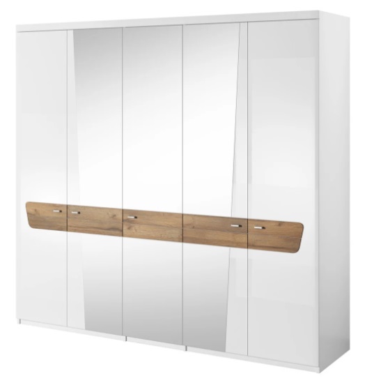 Фото Шкаф-5D typ 21 Montreal (225) пятидверный от производителя Helvetia в Керчи по цене 133 020 ₽