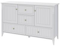 Комод комбинированный Мэгги (белый снег-лак белый (Браво-мебель) ) в Керчи от производителя 