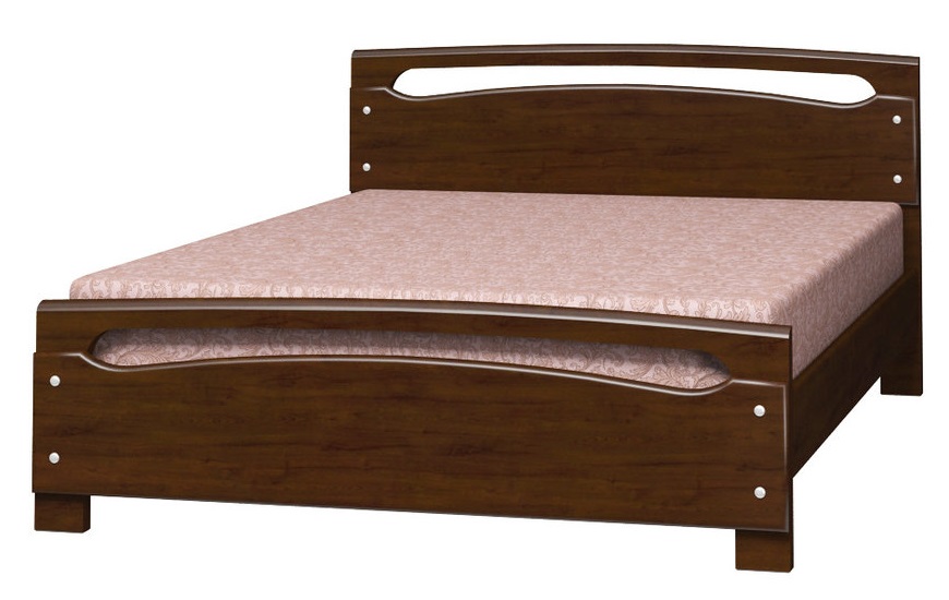 Фото Кровать двуспальная Камелия-2 (СМ 160х200) без основания с универсальными царгами от производителя Браво-мебель в Керчи по цене 17 950 ₽