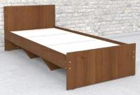Кровать односпальная К-10 (СМ 80х200) комплектуется настилом ( 80х200 , ЛДСП , венге , без подъемного мех. , без ящиков , без матраса (Ромис) ) в Керчи от производителя 