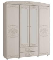 Фото raspashnoy-shkaf шкаф каролина (180) с зеркалом четырехдверный производитель Олмеко