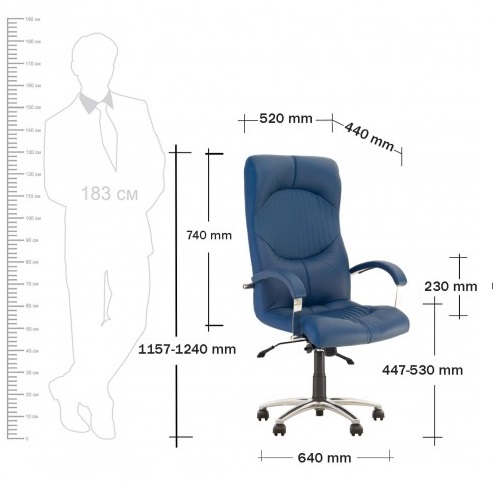 Фото Кресло для руководителя Гермес (Germes) аnifix (алюминий) от производителя Новый стиль в Керчи по цене 20 100 ₽