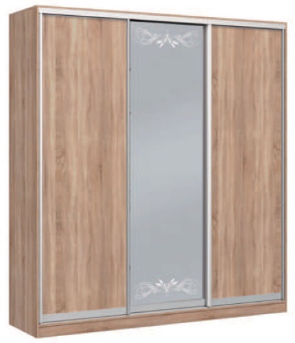 Фото Шкаф-купе Оскар 3.6 (1,77х0,6х2,3 - 3 двери) в Керчи по цене 56 410 ₽ от производителя Мебель Маркет, код товара 2000001677322, 2000001677339, 2000001677346 шт Фото Шкаф-купе Оскар 3.6 (1,77х0,6х2,3 - 3 двери) от производителя Мебель Маркет в Керчи по цене 56 410 ₽