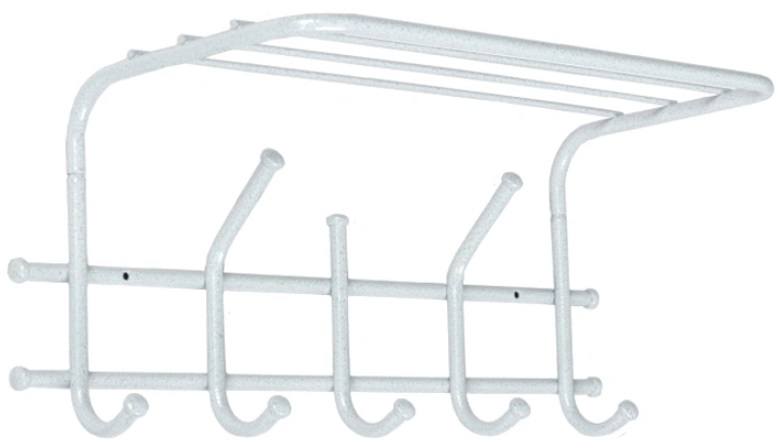 Фото Вешалка с полкой Эра 5 от производителя Завод металлических изделий в Керчи по цене 570 ₽