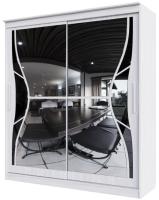 Фото shkaf-kupe-v-spalnyu шкаф-купе №19 симфония (1,7 - 2 двери) производитель SV-мебель