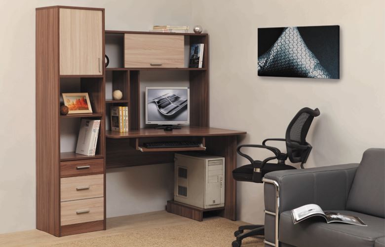 Фото Стол компьютерный ПКС-10 (1,5) от производителя Олмеко в Керчи по цене 12 660 ₽