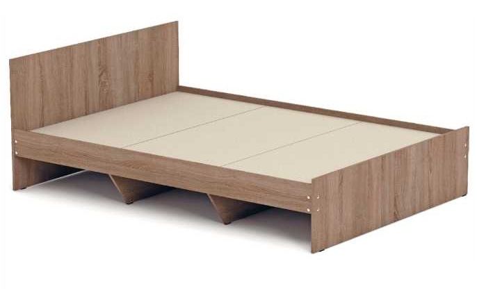 Фото Кровать двуспальная К-12 (СМ 140х200) комплектуется настилом от производителя Ромис в Керчи по цене 9 280 ₽
