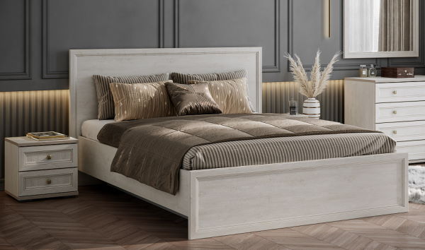 Фото Кровать двуспальная Александрия КР-101 (СМ 180х200) без основания от производителя SV-мебель в Керчи по цене 27 440 ₽