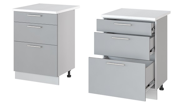 Фото Кухня Бронкс стол-рабочий Н-63 от производителя Леко в Керчи по цене 7&nbsp;980 ₽