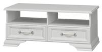 Тумба для ТВ Грация (2 ящ) (белый, белый (Браво-мебель) ) в Керчи от производителя 