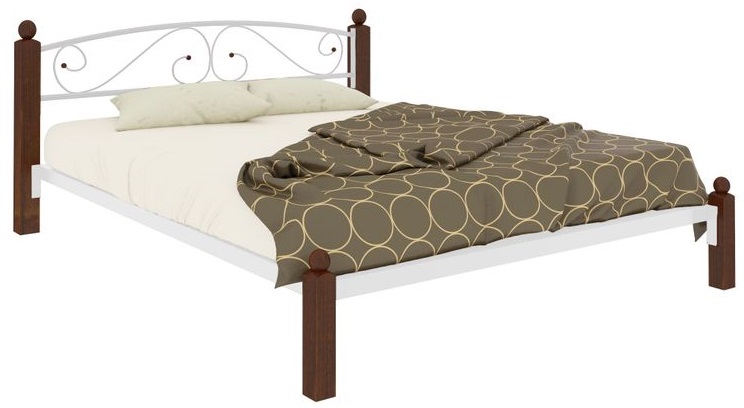 Фото Кровать двуспальная Вероника Lux (СМ 180х200) трубка металл от производителя Милсон в Керчи по цене 19 480 ₽