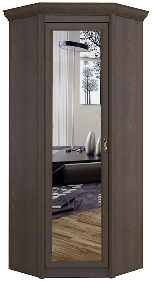 Фото Шкаф Флоренция 641 (87) угловой (с зеркалом) от производителя Яна в Керчи по цене 38&nbsp;220 ₽