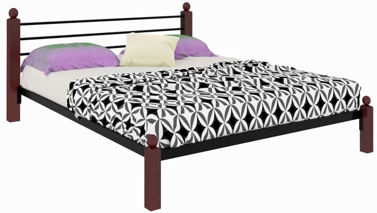 Фото Кровать двуспальная Милана Lux (СМ 180х200) трубка металл от производителя Милсон в Керчи по цене 19 680 ₽