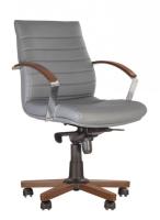 Фото  кресло для руководителя aйрис (iris) wood lb mpd производитель Новый стиль