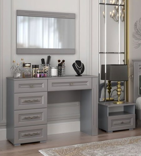 Фото Зеркало настенное Олимп с декоративными планками от производителя Браво-мебель в Керчи по цене 4&nbsp;420 ₽