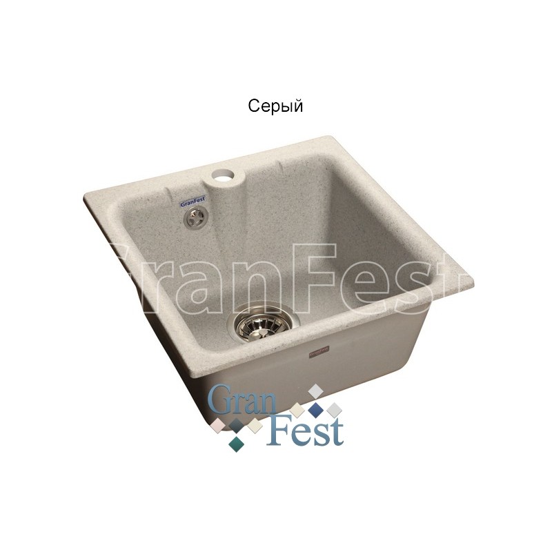 Фото Мойка Granfest GF-P420 (ГР 420х420хh200) (шир.ящ.min 400) от производителя Granfest в Керчи по цене 3 680 ₽