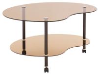 Фото  стол журнальный капелька  производитель Мебель из стекла