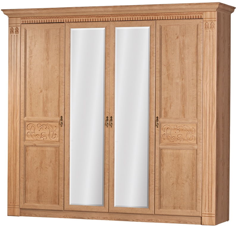 Фото Шкаф Лючия 203 (246) четырехдверный от производителя Яна в Керчи по цене 82&nbsp;310 ₽