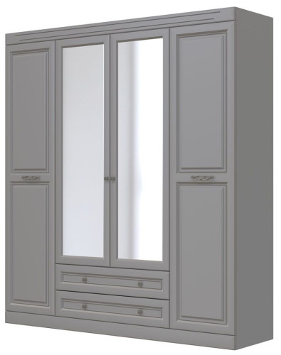 Фото Шкаф Олимп ШР-4 (201) четырехдверный от производителя Браво-мебель в Керчи по цене 57 900 ₽