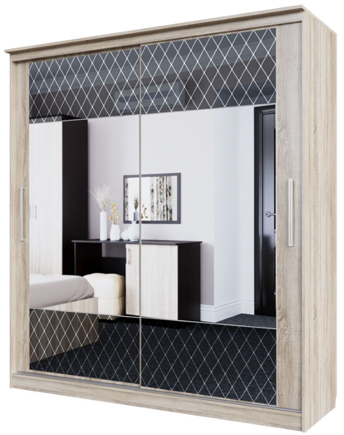 Фото Шкаф-купе №19 Классик черный (1,5 - 2 двери) в Керчи по цене 34 190 ₽ от производителя SV-мебель, код товара 2000001664841, 2000001664858, 2000001664865, 2000001664872, 2000001664889 шт Фото Шкаф-купе №19 Классик черный (1,5 - 2 двери) от производителя SV-мебель в Керчи по цене 34 190 ₽