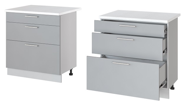 Фото Кухня Бронкс стол-рабочий Н-83 от производителя Леко в Керчи по цене 9 630 ₽