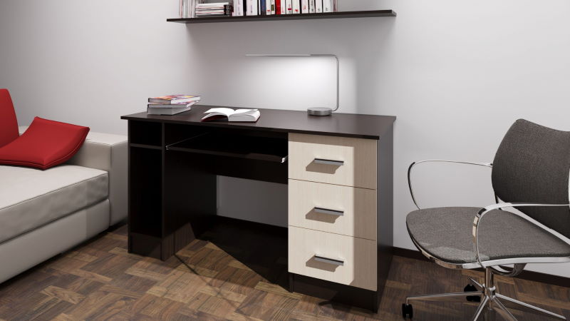 Фото Стол компьютерный ПКС-4 (1,4) от производителя ПАМИР в Керчи по цене 6&nbsp;940 ₽