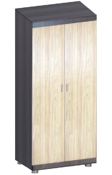 Шкаф Эдвард-5 (90) двухдверный (венге линум (linum), вяз натуральный,(Диал))