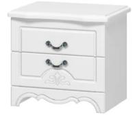 Фото  тумба прикроватная лотос белый производитель Браво-мебель