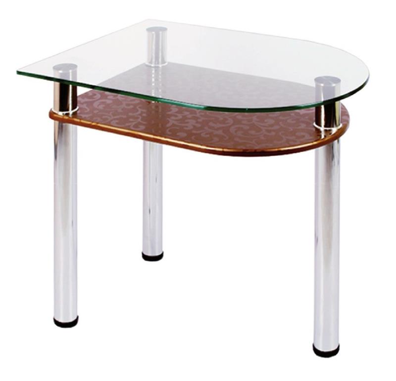 Фото Стол обеденный 4.4 с полкой  от производителя Мебель из стекла в Керчи по цене 4 270 ₽