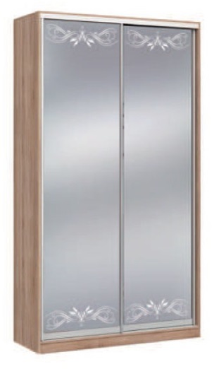 Фото Шкаф-купе Оскар 1.2 (1,2х0,6х2,3 - 2 двери) от производителя Мебель Маркет в Керчи по цене 43&nbsp;890 ₽