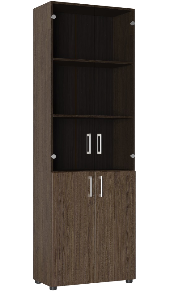 Фото Шкаф со стеклом Офис ОФ-303К от производителя Компасс в Керчи по цене 16&nbsp;360 ₽