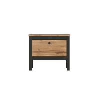 Тумба Loft KOM1K/55 (дуб вотан-черный матовый, дуб вотан (Black Red White (БРВ)) ) в Керчи от производителя 