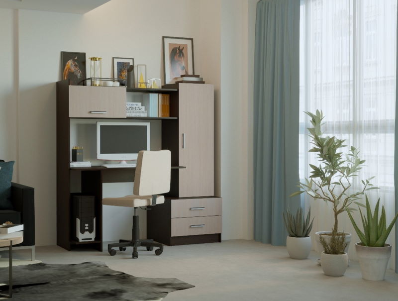 Фото Стол компьютерный ПКС-7 (1,5) от производителя ПАМИР в Керчи по цене 11 440 ₽