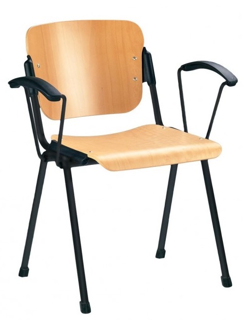Фото Стул для посетителя Эра (Era) wood arm (крашенный) от производителя Новый стиль в Керчи по цене 4 490 ₽