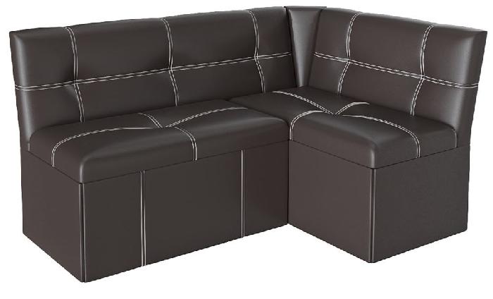 Кухонный уголок Квадро Тип 3 исп.2 (Г) (каркас скрытый, кожзам шоколад (Бон-мебель) ) Кухонный уголок Квадро Тип 3 исп.2 (Г) (каркас скрытый, кожзам шоколад (Бон-мебель) )