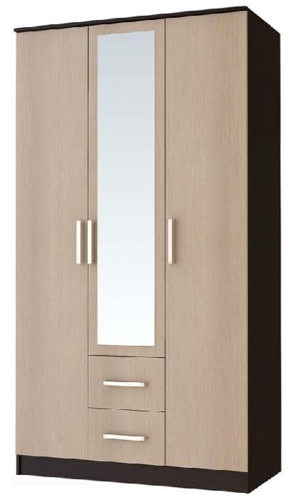 Шкаф Фиеста (120) трехдверный (венге, лоредо,(БТС))