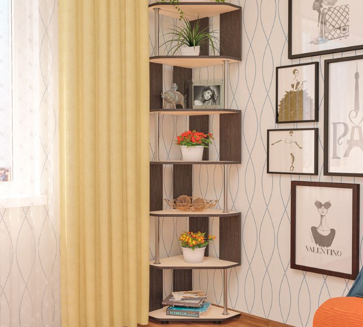 Фото Стеллаж угловой СПУ-3  от производителя Пирамида в Керчи по цене 4&nbsp;800 ₽