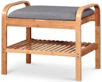 Полка для обуви Halmar ST-12 (натуральный, серый (Halmar ) ) в Керчи от производителя 