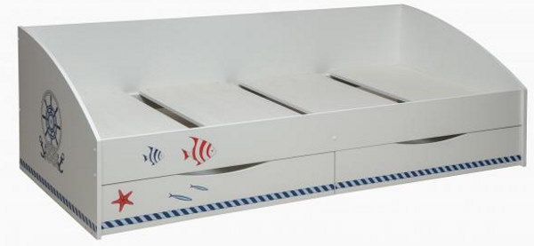 Фото Кровать односпальная Фея-3 (симметричная) (СМ 90х200) с основанием от производителя Олмеко в Керчи по цене 14 030 ₽