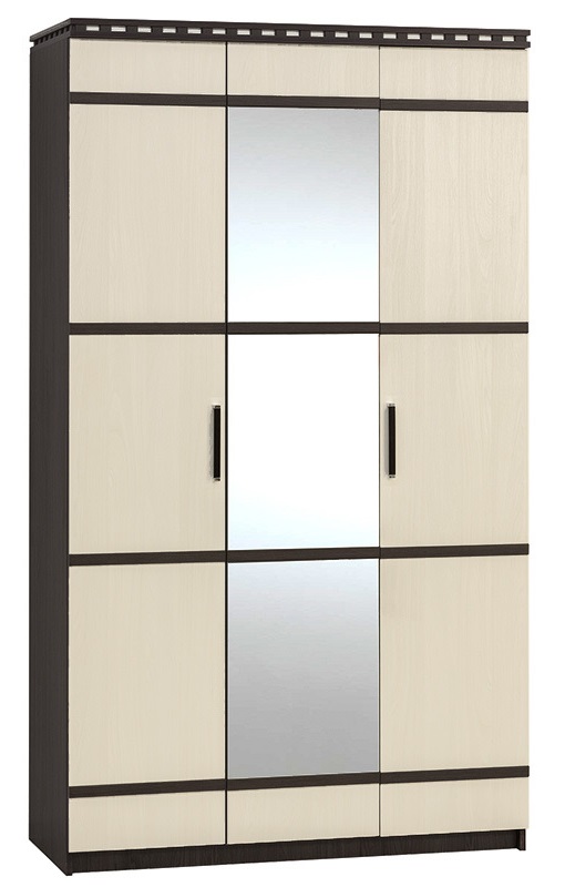 Фото Шкаф Ольга-13 (126) трехдверный  от производителя Фант-мебель в Керчи по цене 18&nbsp;040 ₽