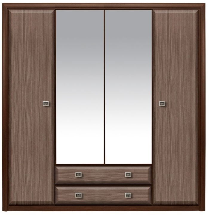 Фото Шкаф Коен SZF4D2S (214) четырехдверный от производителя Black Red White (БРВ) в Керчи по цене 60&nbsp;370 ₽