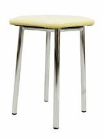 Табурет Т5 ( Обивка стула:кожзам , хром, в ассортименте, квадратное (Европа-Д) ) в Керчи от производителя 