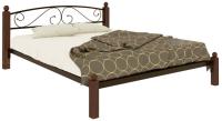 Фото metallicheskie-krovati кровать двуспальная вероника lux (см 140х200) трубка металл производитель Милсон