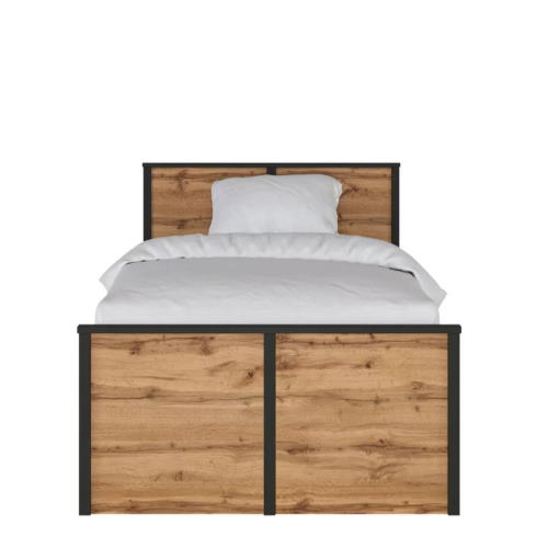 Фото Кровать односпальная Loft LOZ120x200 (СМ 120х200) с основанием от производителя Black Red White (БРВ) в Керчи по цене 15 910 ₽